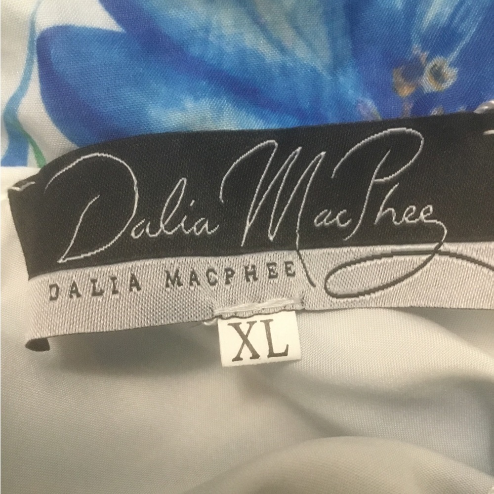 Dahlia Floral Lace-Trim Blue Maxi Dress - Picture 2 of 13